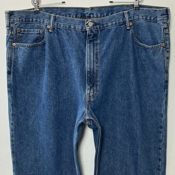 Levis Relaxed Straight 550 Baggy Jeans Stonewash Cotton 47x30* (48x32) Big&Tall - Picture 2 of 16